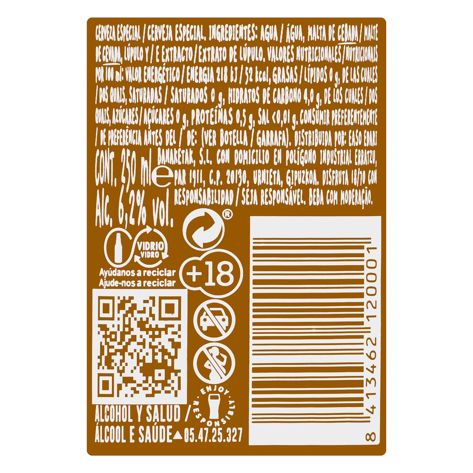 Bière spéciale 18/70 La Rubia