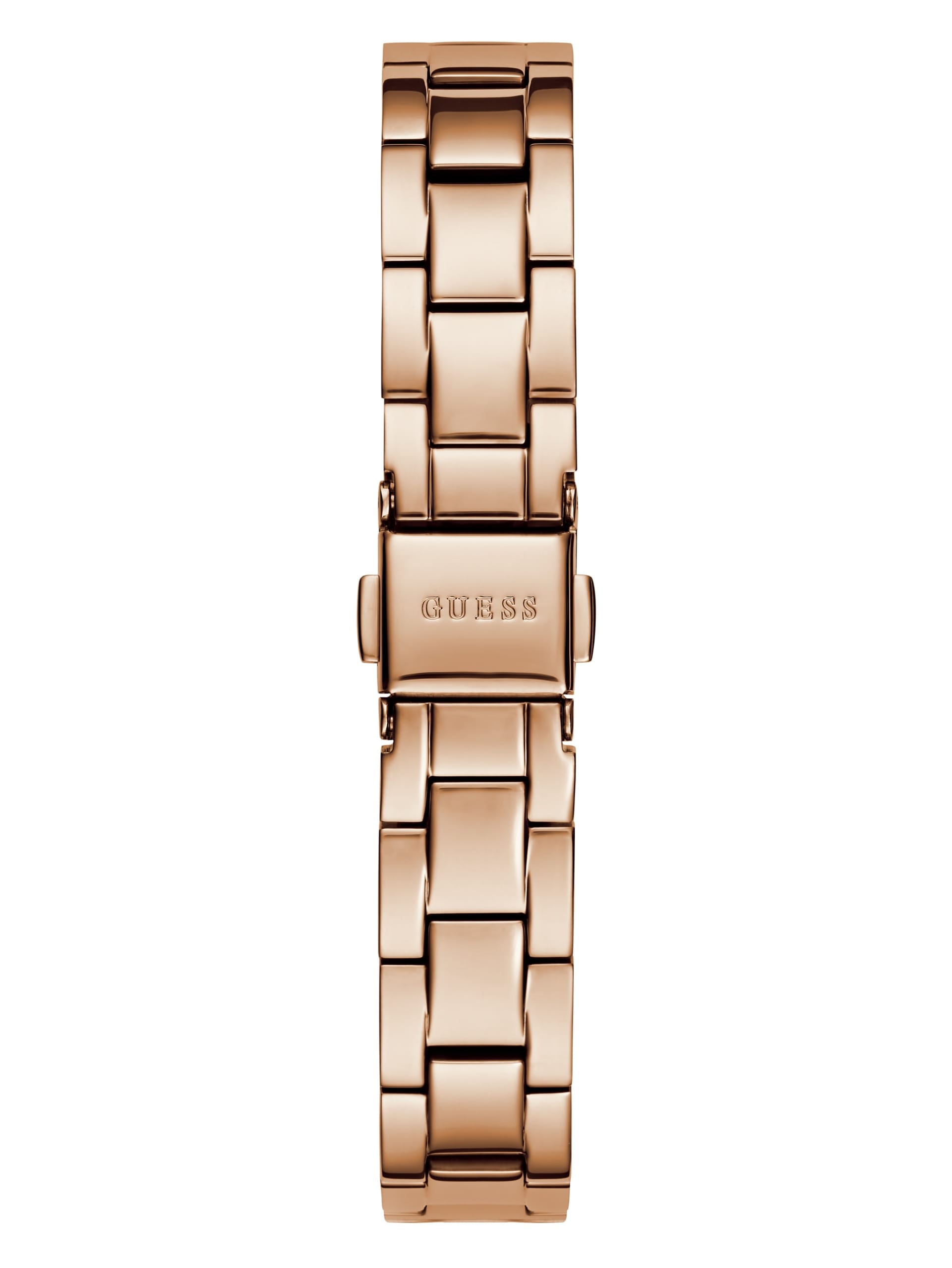 Relógio analógico em tom de ouro rosa