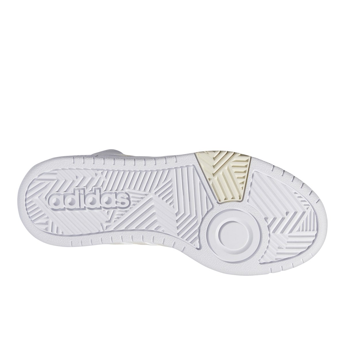 ADIDAS-Hoopsmid-tg.-Baskets de basketball - Talon plat - Blanc