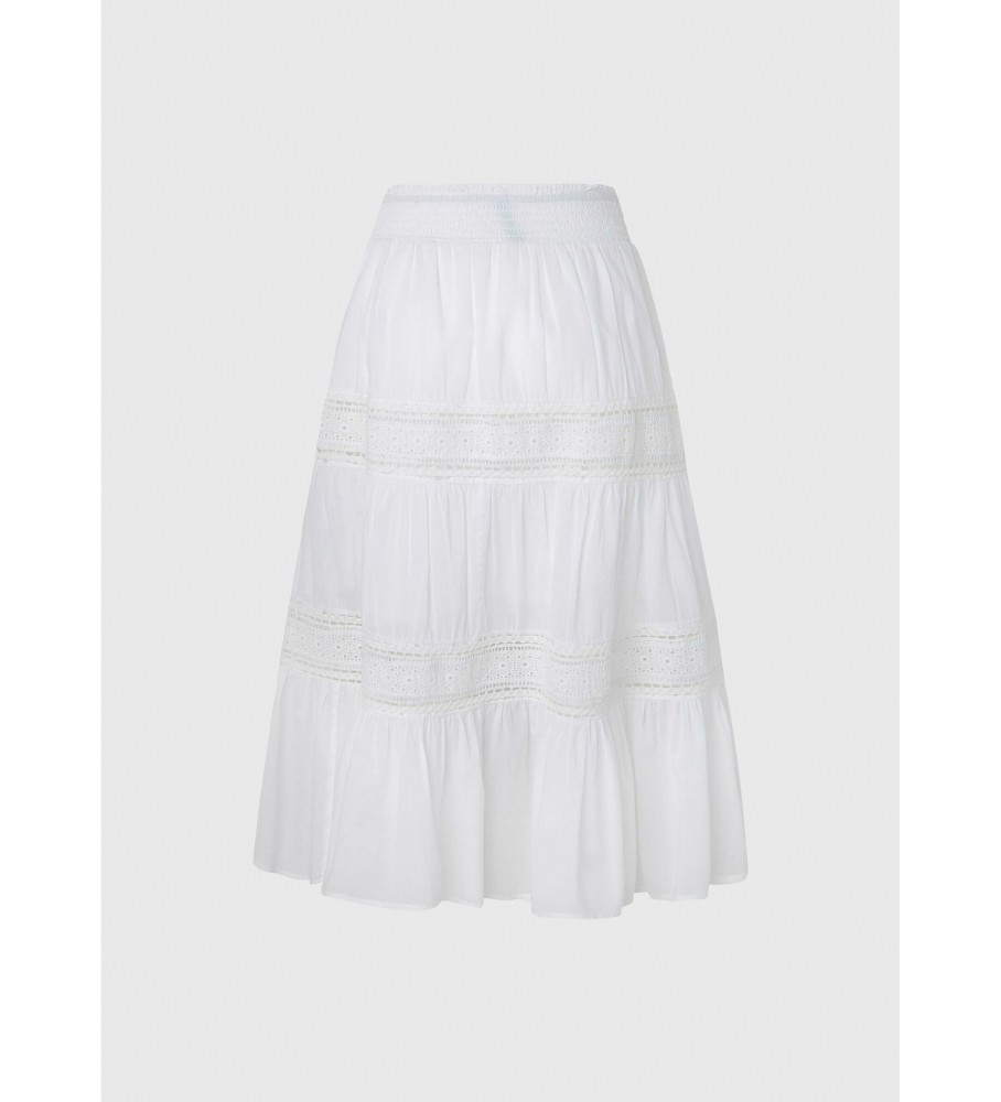 Saia branca Pepe Jeans Pelia