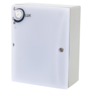 Q-Link Opbouw Schemerschakelaar Spatwaterdicht Grijs IP44