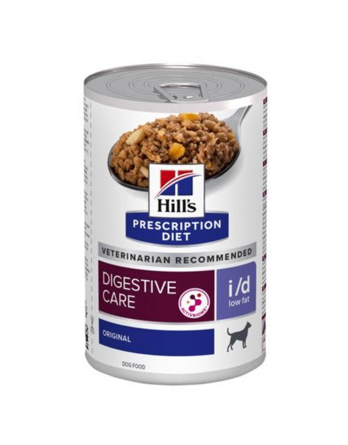 Hill's Prescription Diet I\/D Digestive Care Low Fat Blik - Hondenvoer - Varken 360 g