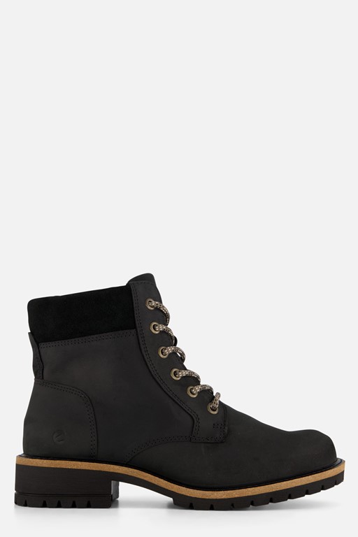 Ecco Elaina Veterboots zwart Leer