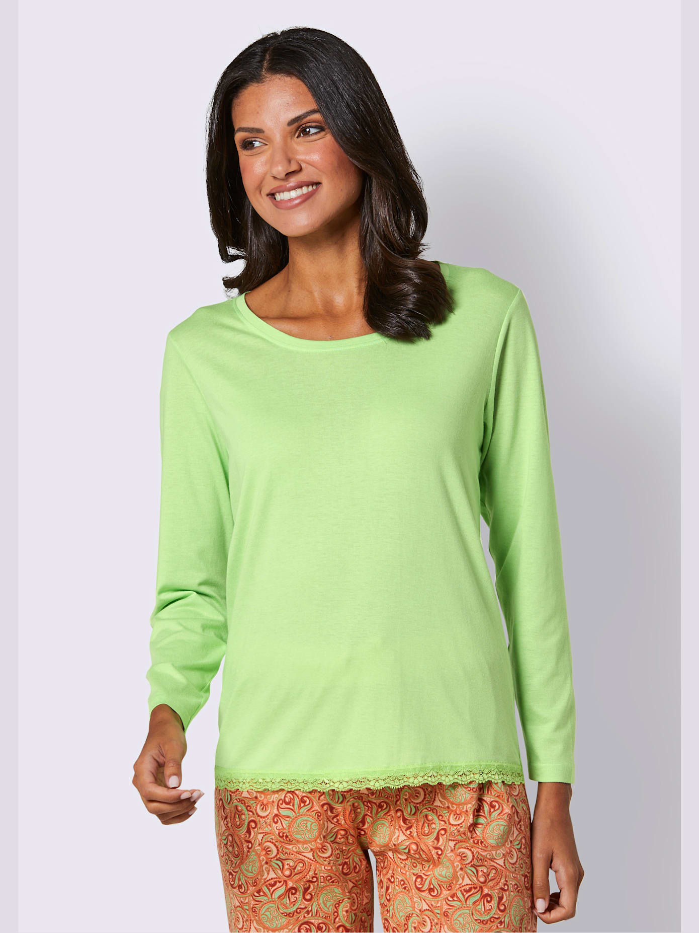 Pyjama-t-shirt jersey fin