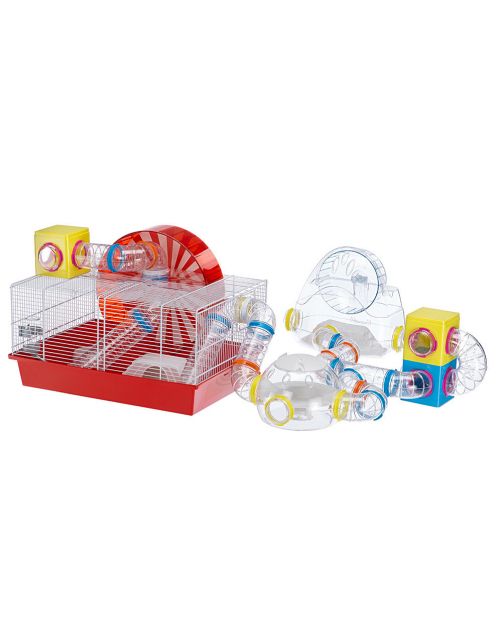 Ferplast Hamster Speelhuis Gym - Dierenverblijf - 32.3x23x26.3 cm