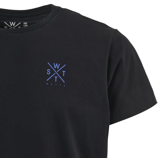 T-shirt WATTS PALM TEE FULL BLACK