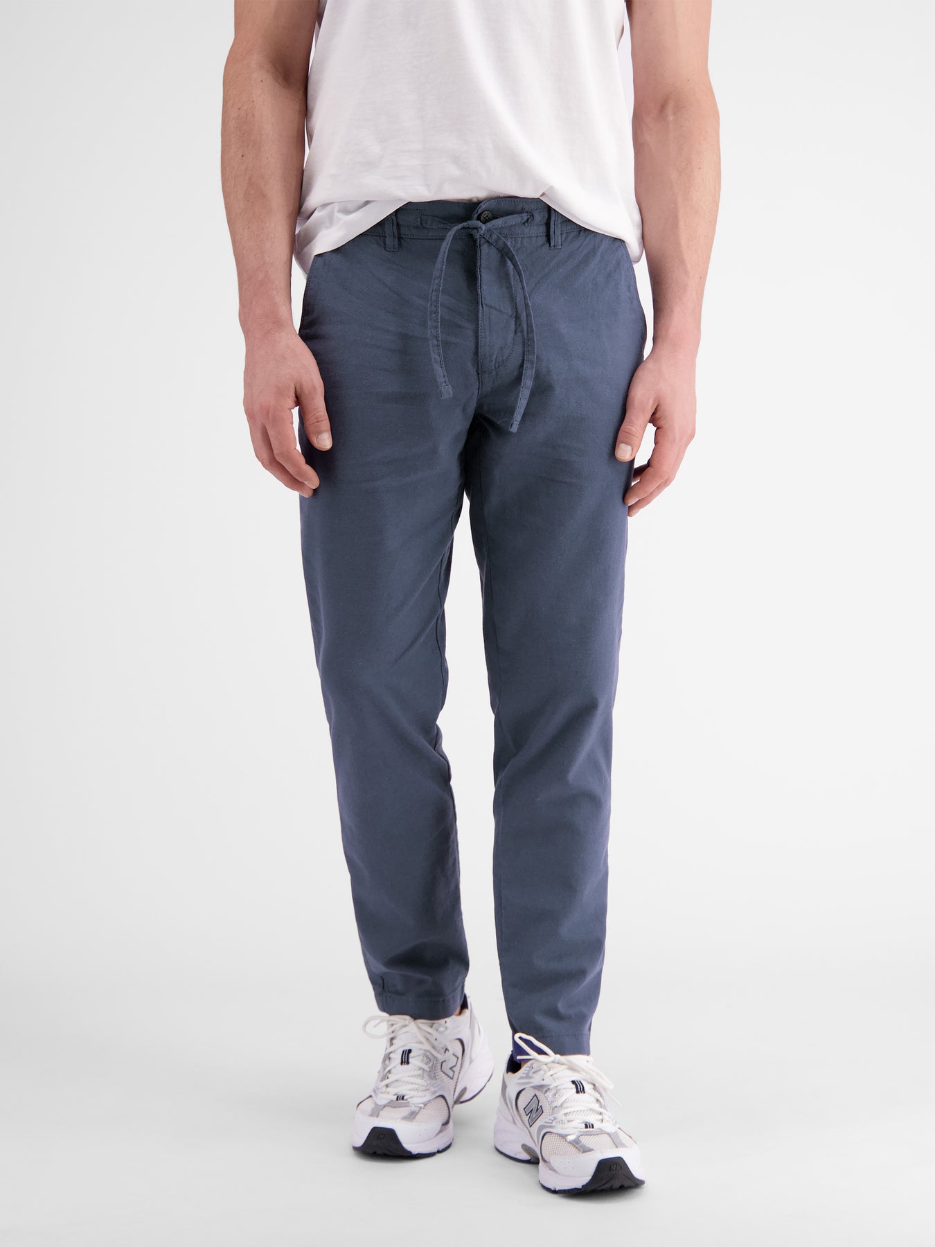 Baumwoll-Leinen Chino