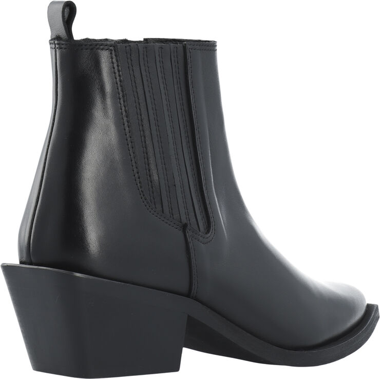 Bianco BIAMONA Western Boot Low Chelsea Crust Black