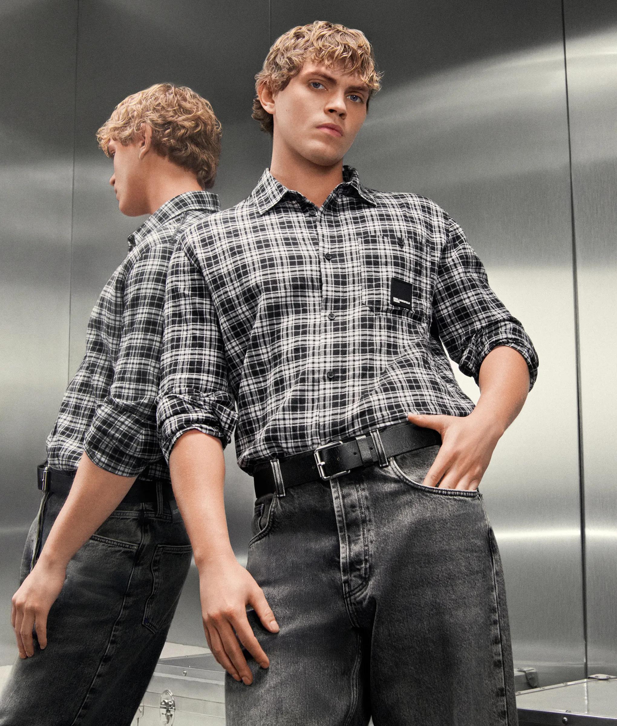 Verweerde leren riem