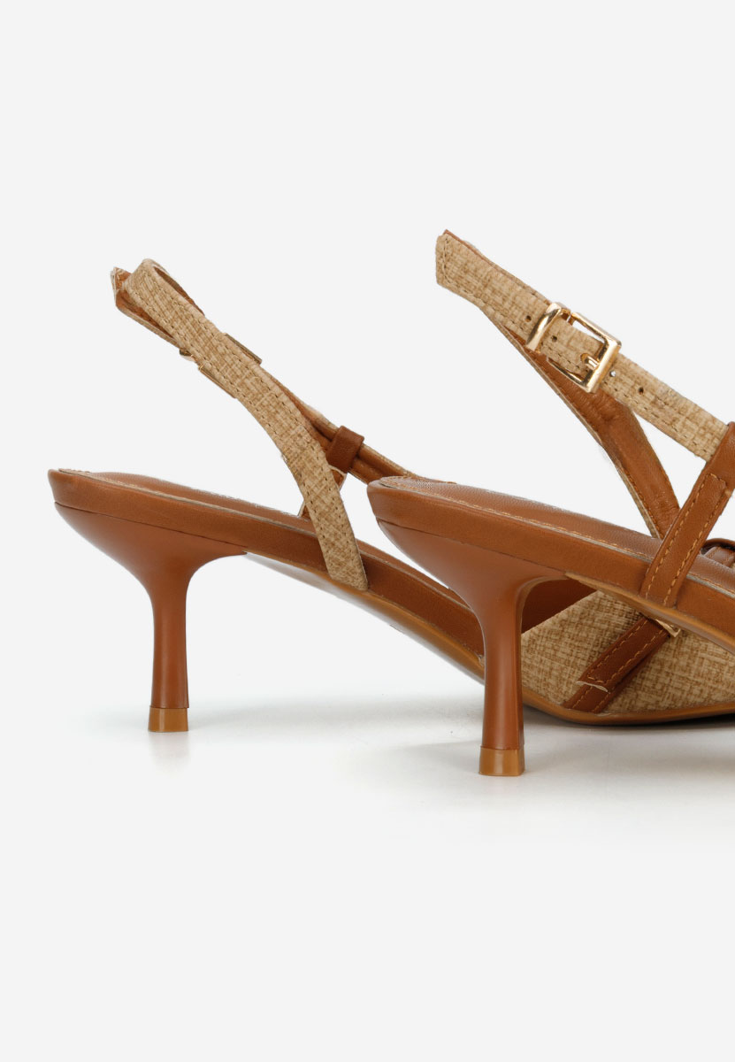 Chaussures slingback kaki Ofeliana