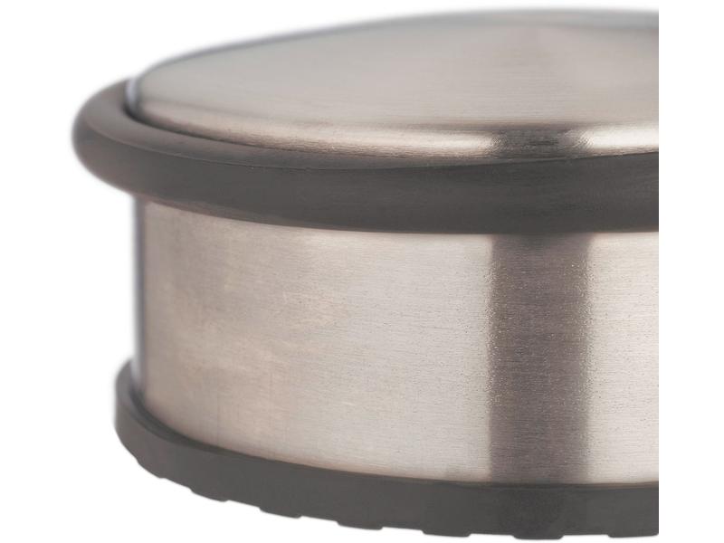 relaxdays Türsicherung Bronze, 4 x 10 cm Türstopper aus Edelstahl