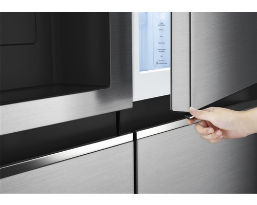 LG Side-by-Side koelkast (B x H x D: 913 x 1790 x 735 mm), Koelvak: 416 l, Vriesvak: 219 l, GSJV71PZTE