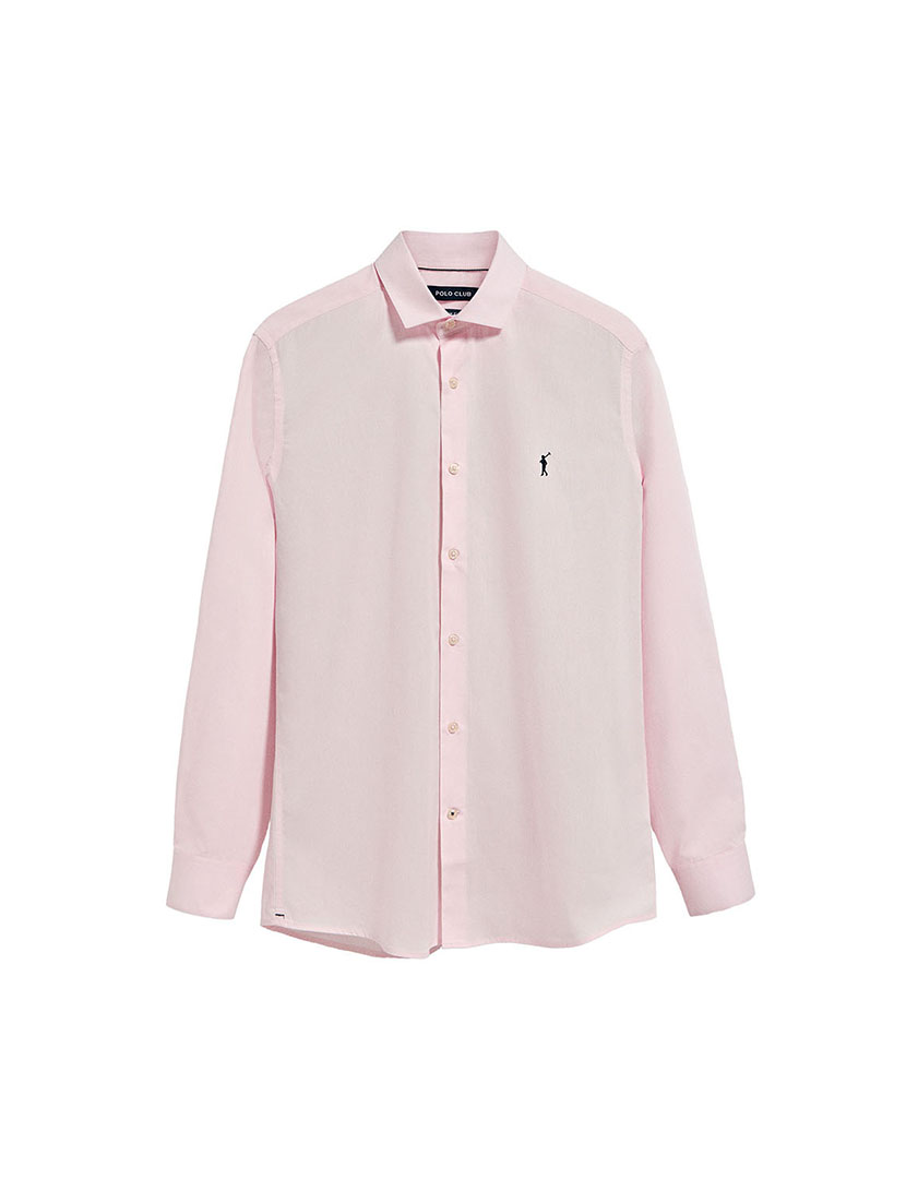 Rigby Go Poplin Vn Shirt Pink