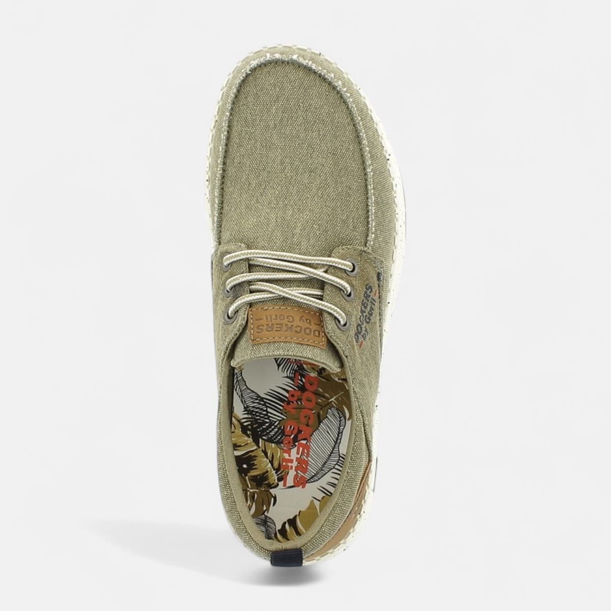 Baskets en toile Homme kaki