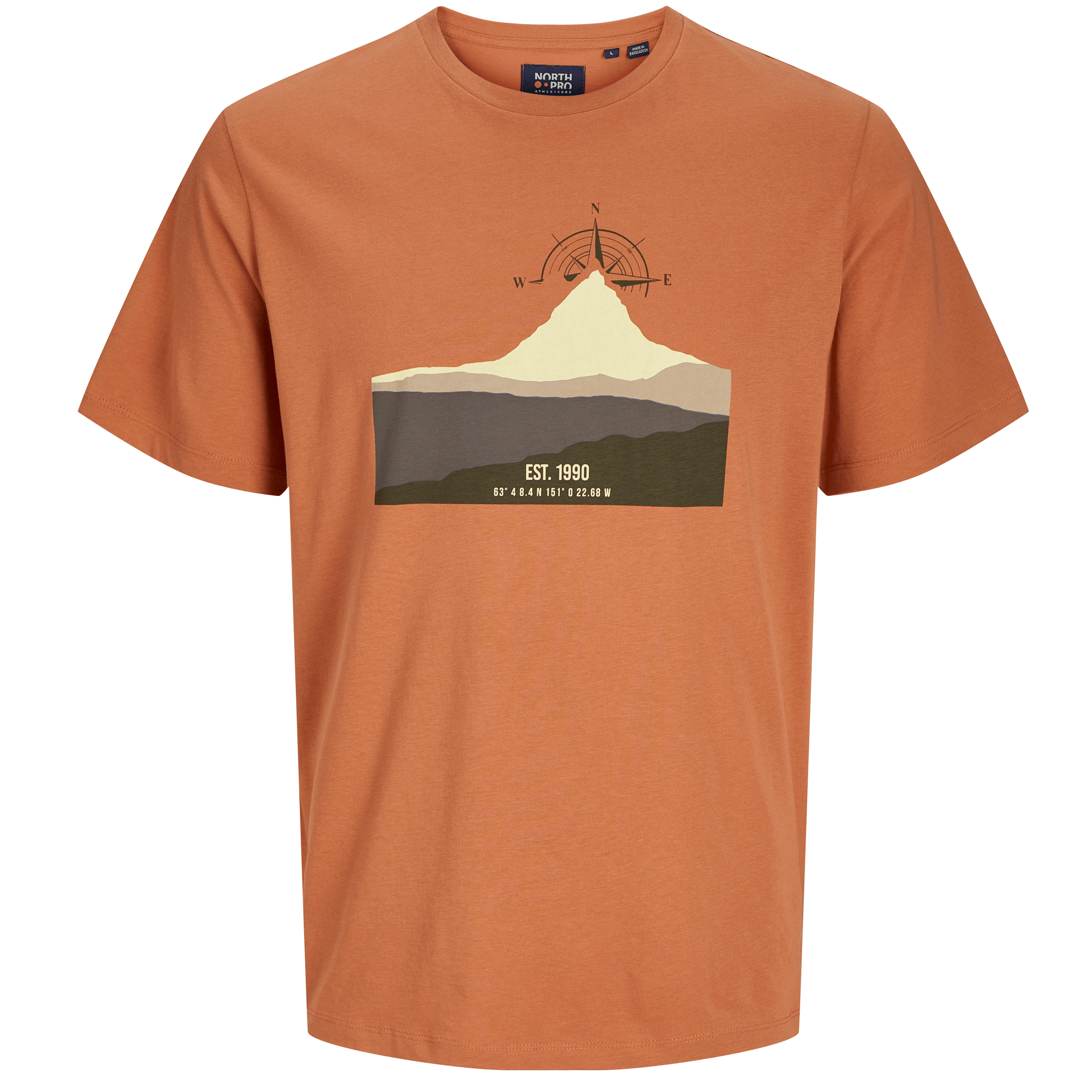 North Pro William tee - Fritid og bomull