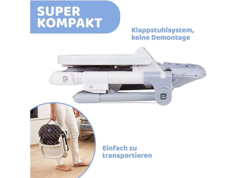 Chicco Sitzerhöhung Chairy Bunny Hochstuhl höhenverstellbar für optimale Nutzung