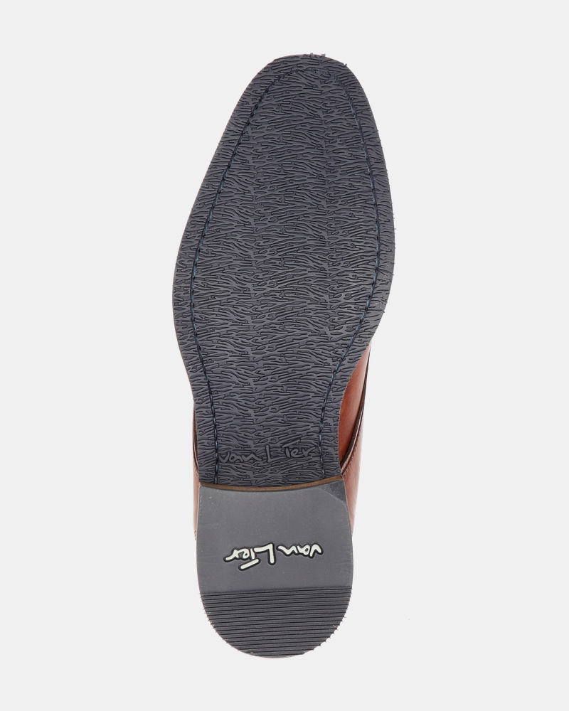 Van Lier Amalfi Hoge nette schoenen  - cognac