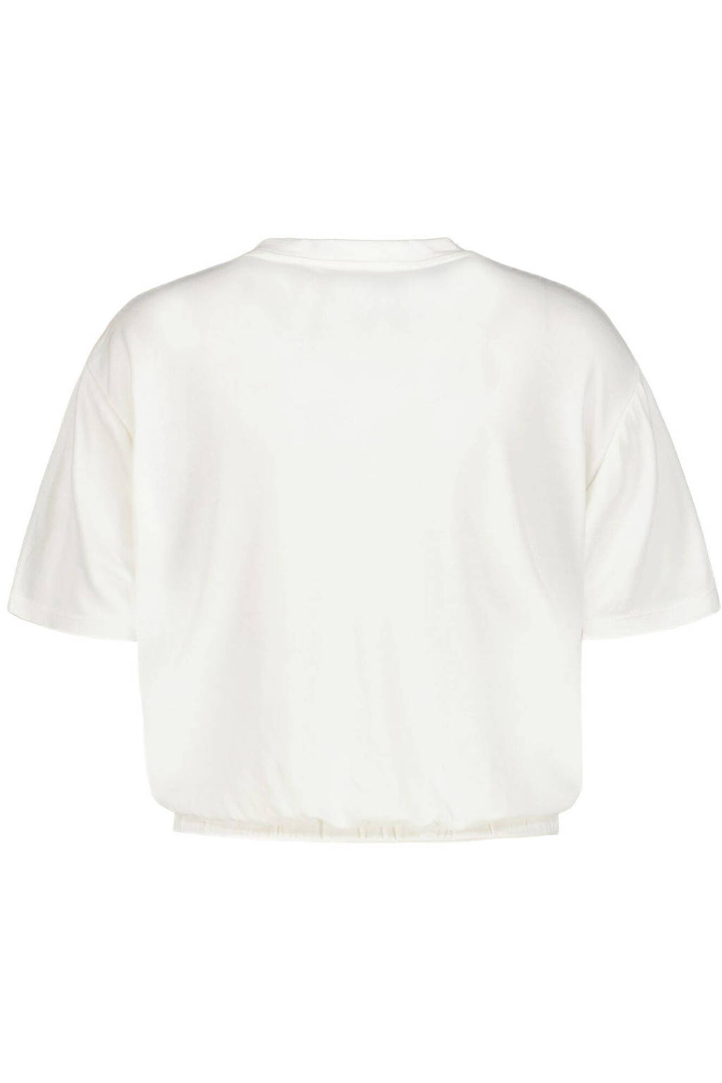 Garcia T-shirt met tekst wit
