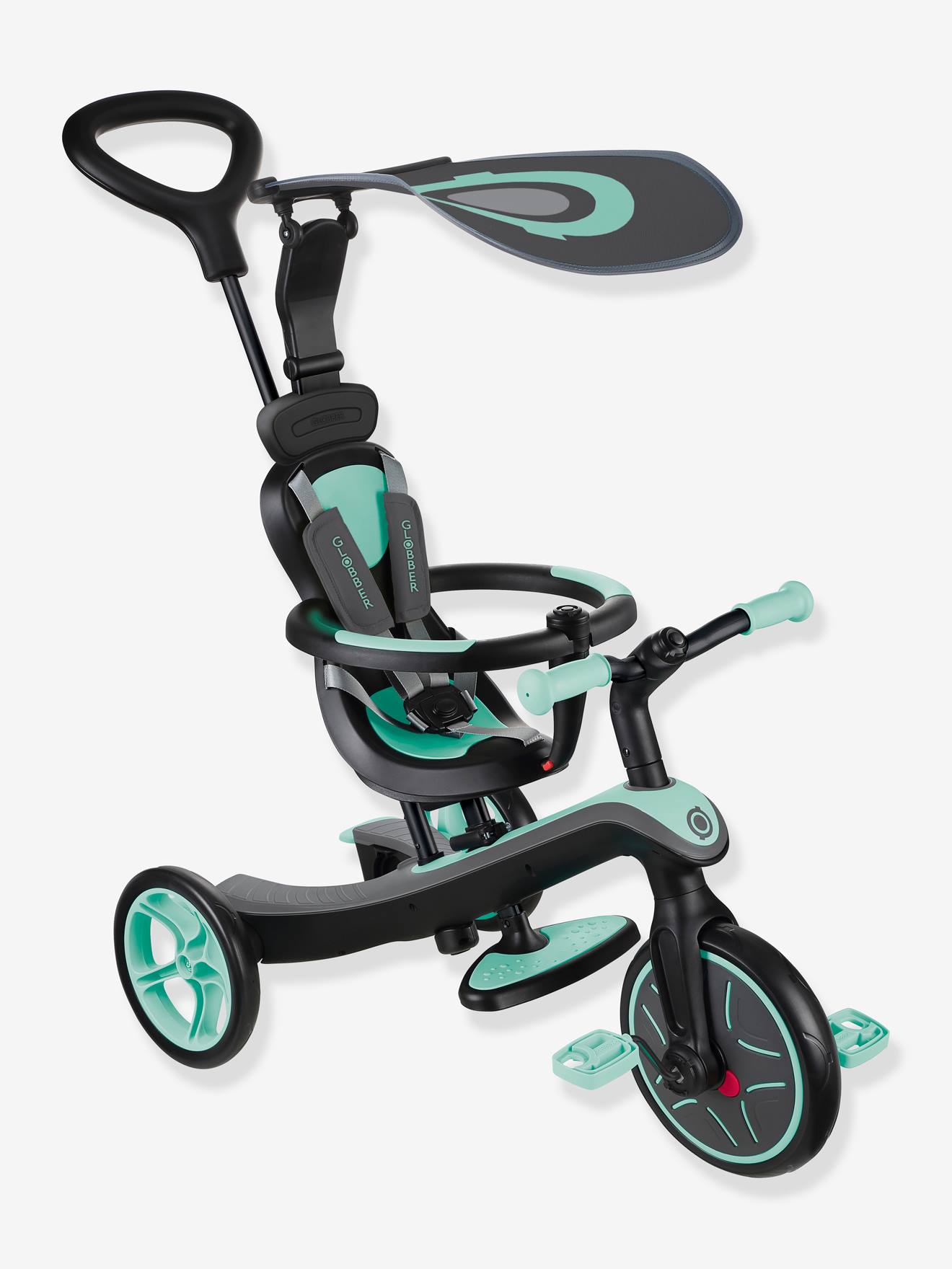 Triciclo GLOPBER 3 em 1 Evolutionary, verde menta