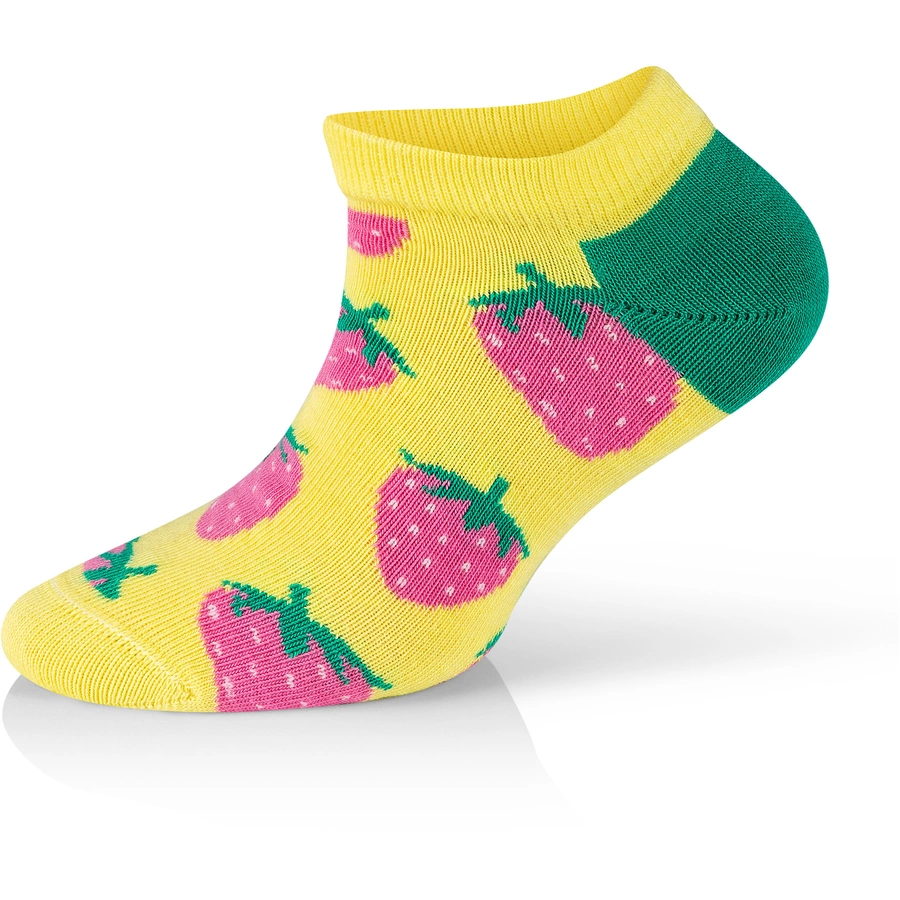 Happy Socks Sneakersocken 4-Pack Kids Low Daisy-Cloudy Strawberry multi_coloured