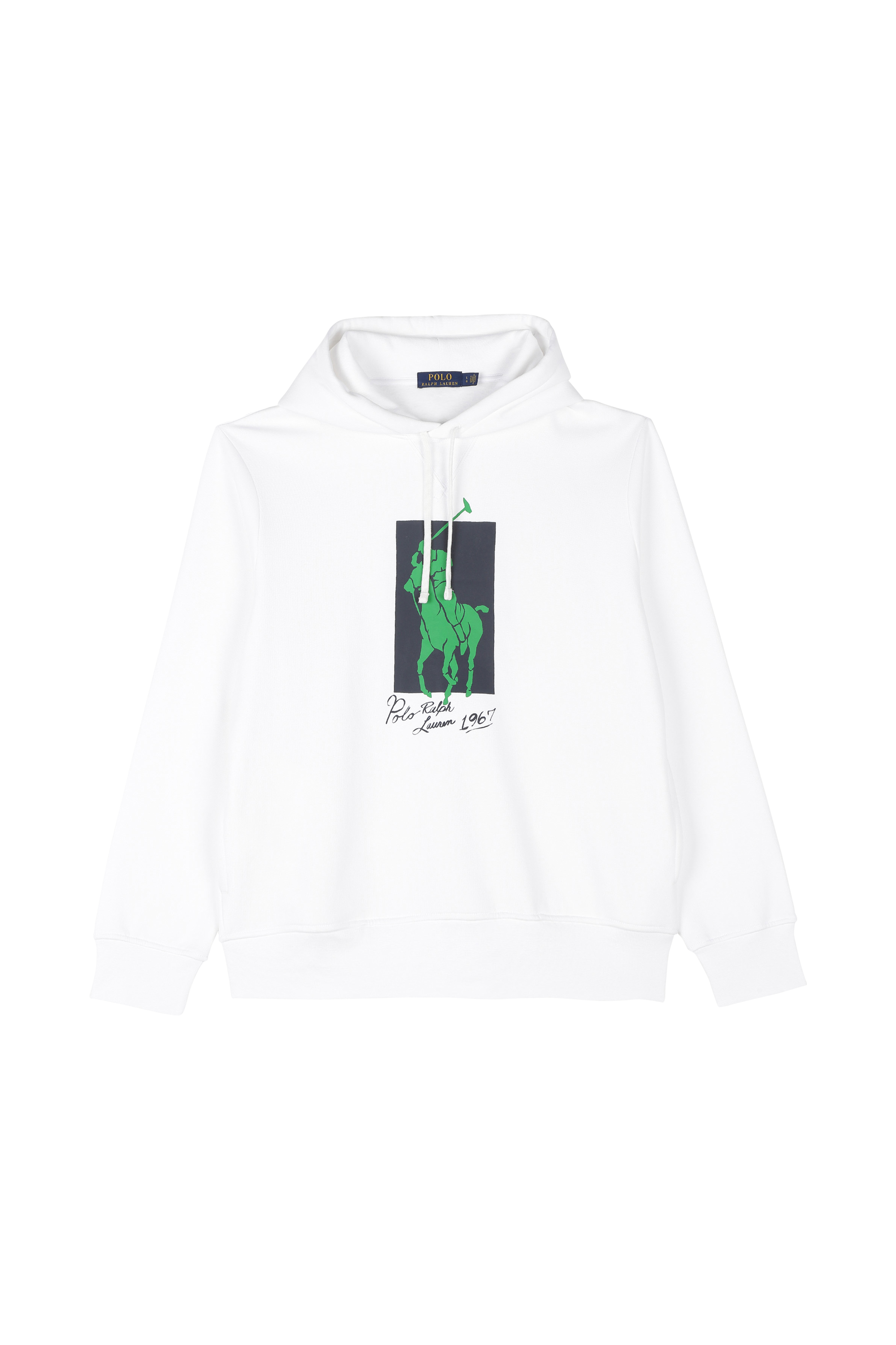 POLO RALPH LAUREN Hoodie  LSPOHOODM4-LONG SLEEVE-SWEATSHIRT Blanc