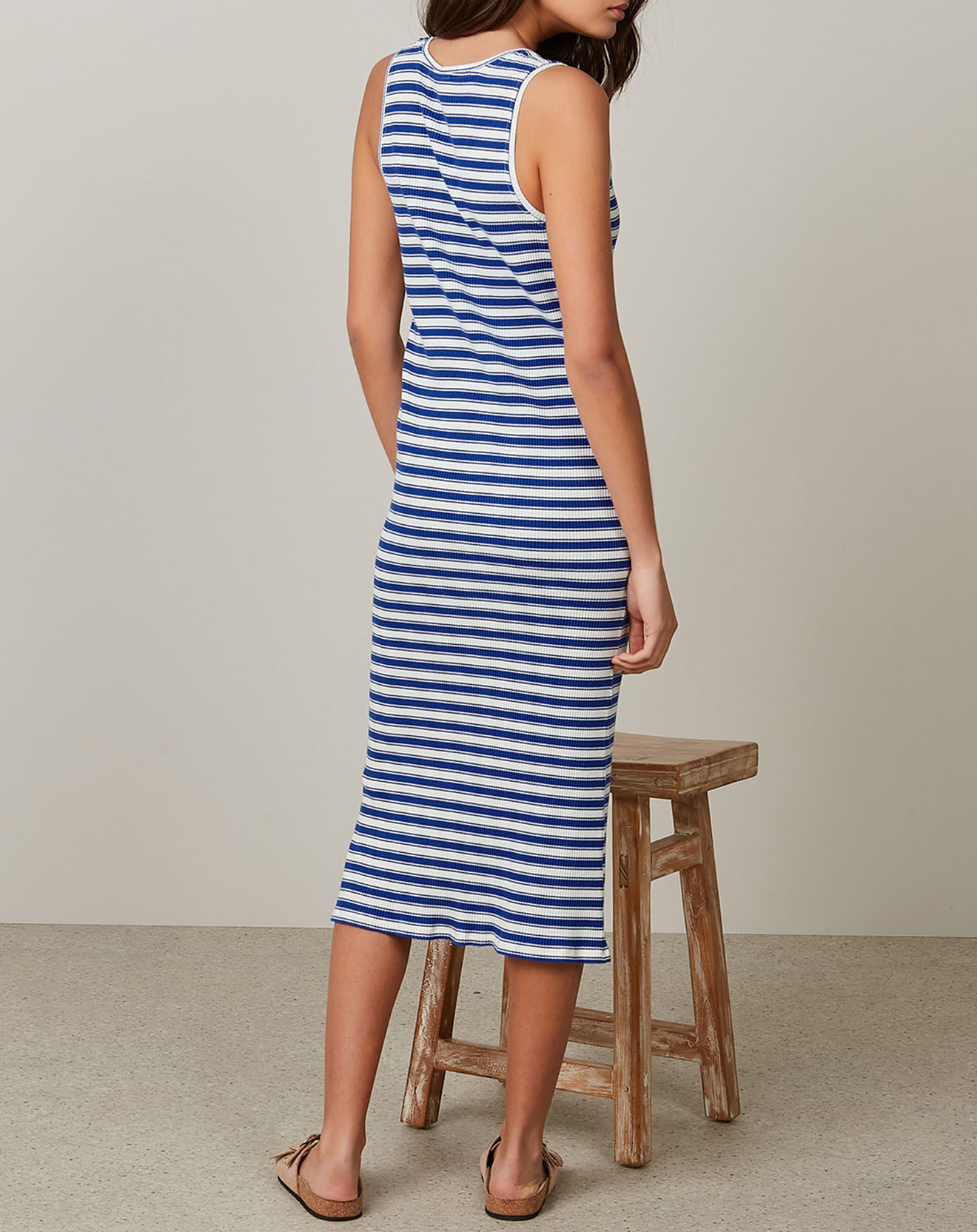 Hartford Robe Tetis rayée mykonos