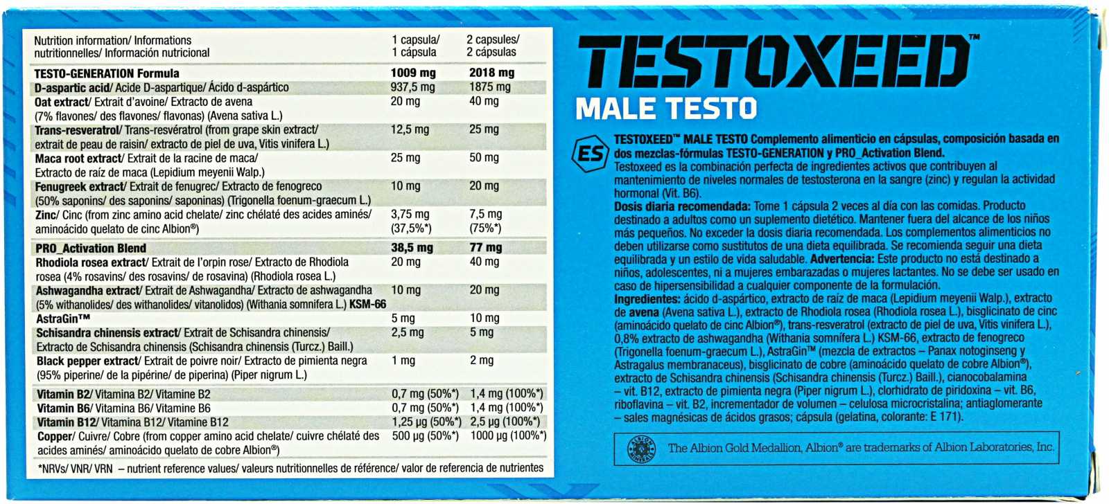 Olimp Testoxeed 120 cápsulas
