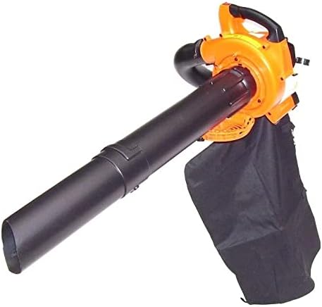 Benzin Laubsauger 1PS Laubbläser 55132 Laubhäcksler Gartenhäcksler Gebläse 25ccm Laubbläser & Häcksler Blasrohr 50L Auffangsack