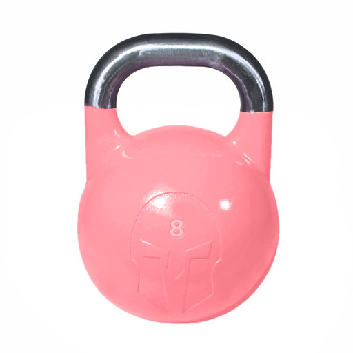 Halter de competição Gladiatorfit em ferro fundido com logotipo em relevo, 8 kg