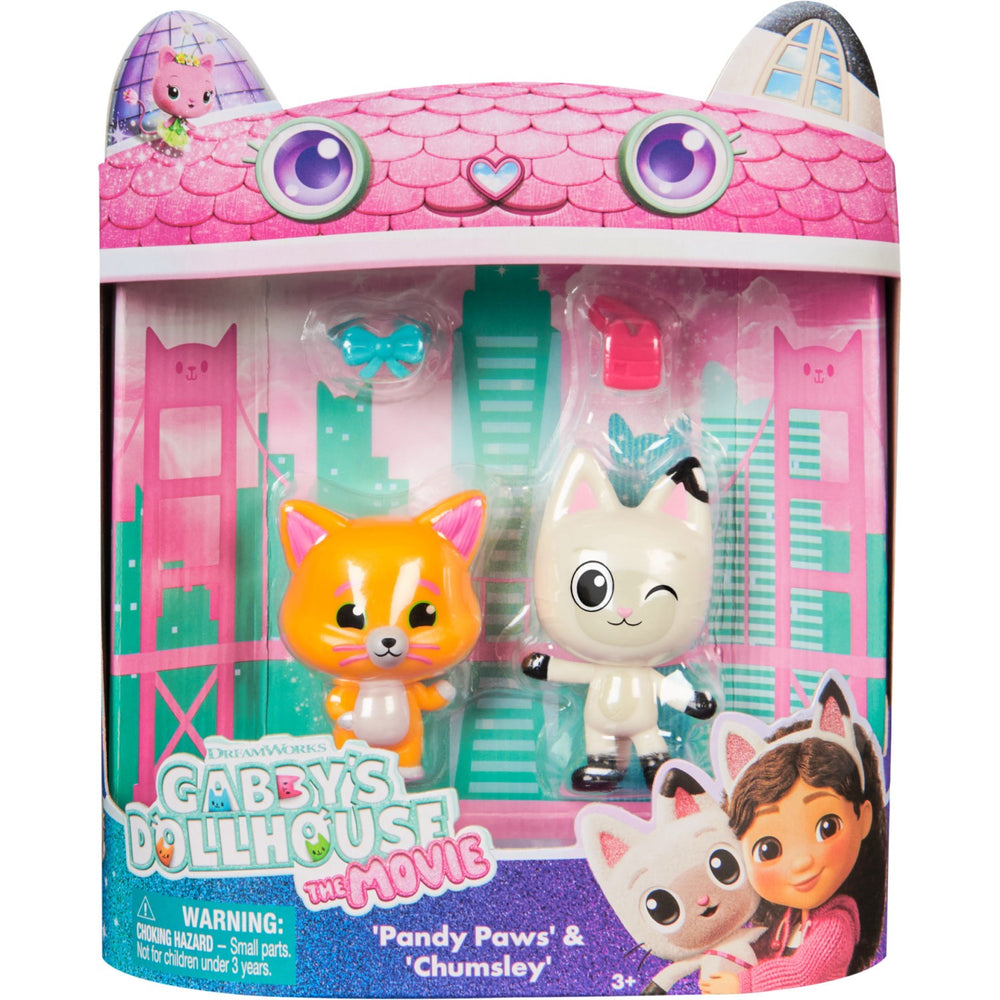 Køb Gabby's Dollhouse Film 2-Pak Figur Pandy & Chumsley