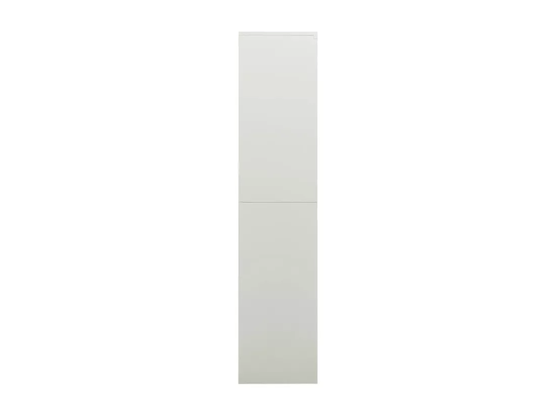 Armoire à casiers Gris clair 90x40x180 cm Acier