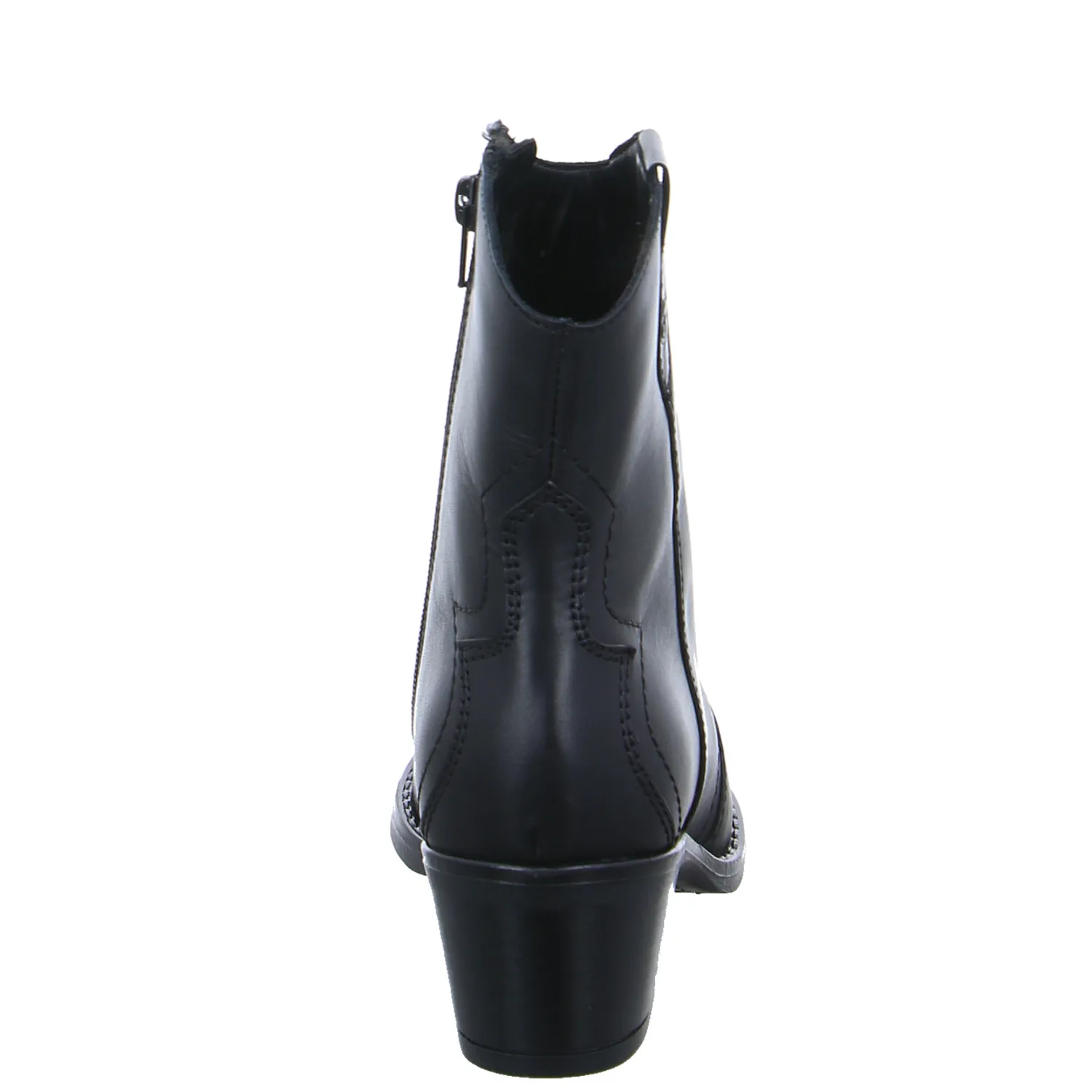 TAMARIS Stiefelette Schwarz Leder