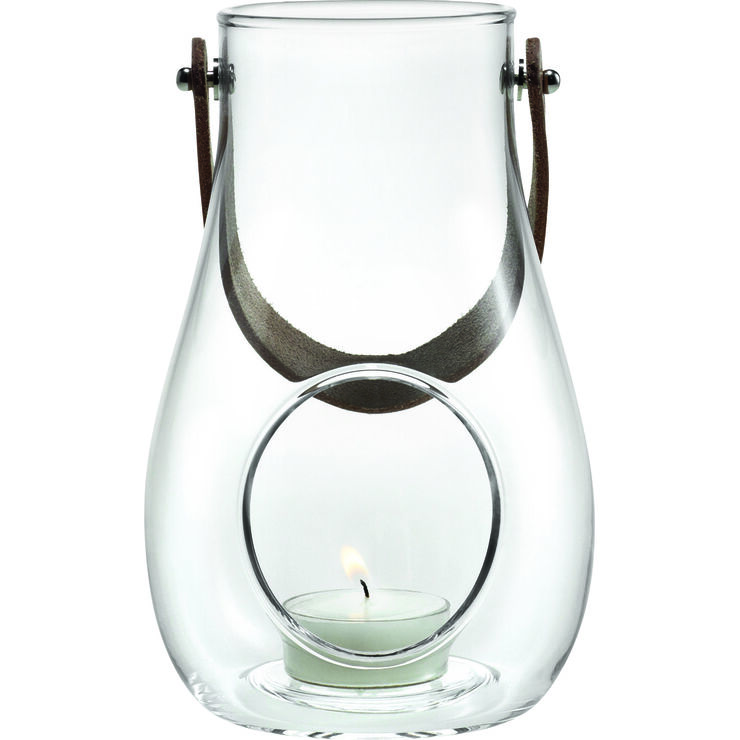 Holmegaard Dwl lanterne klart glas 16 cm. Glas