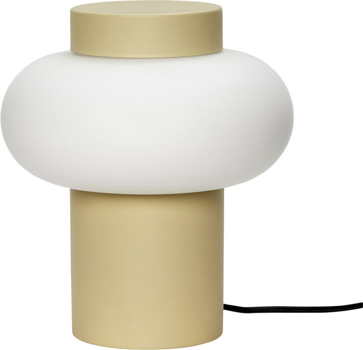 Hübsch Camp Table Lamp Sand/White Sand/hvid