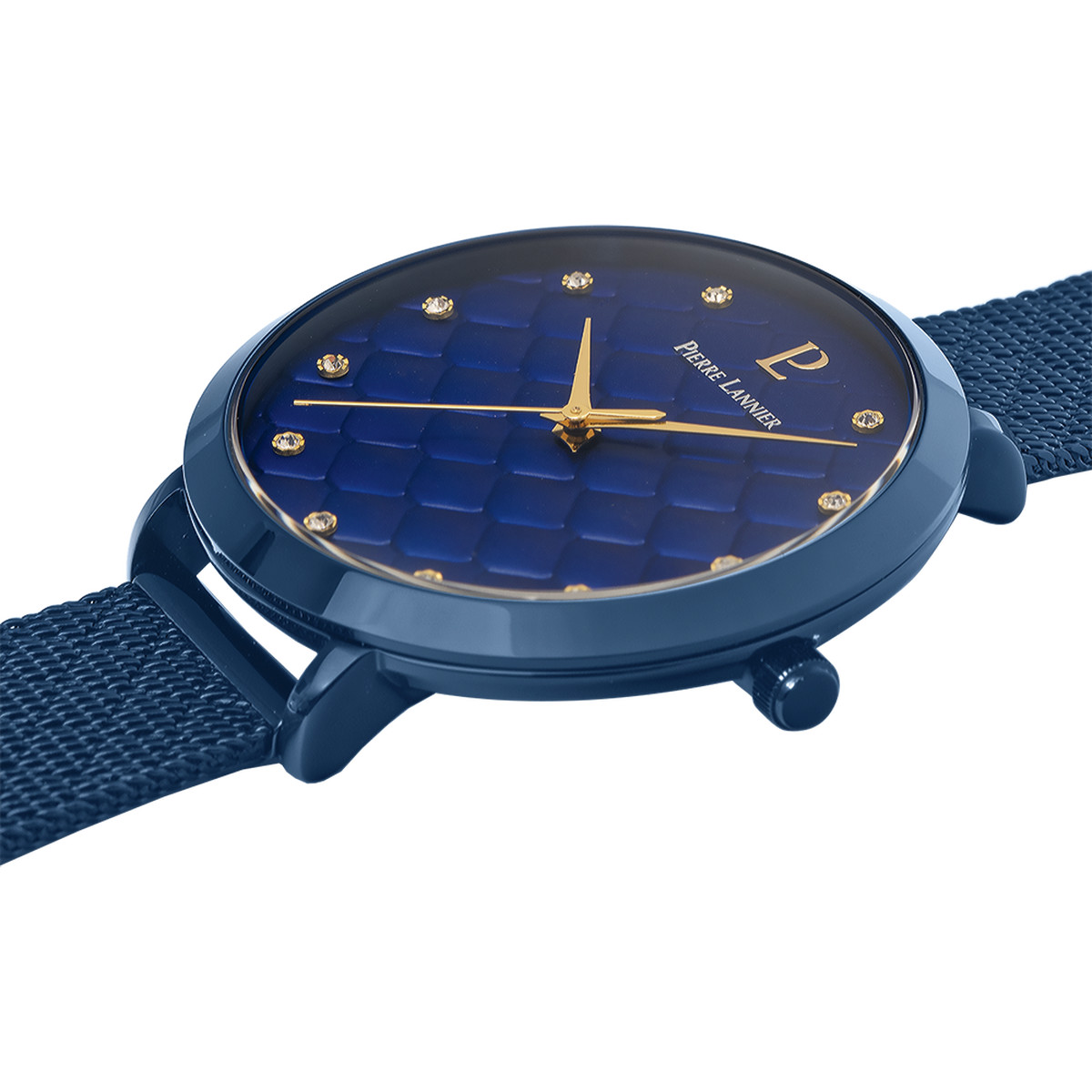 Montre PIERRE LANNIER Grace femme bracelet acier bleu