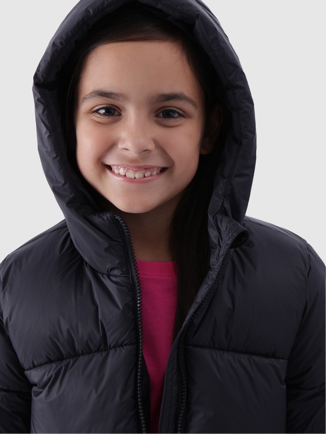 4F Steppjacke mit Kapuze