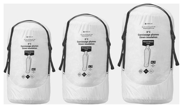 Sac de Couchage Forclaz MT900 0°C Blanc