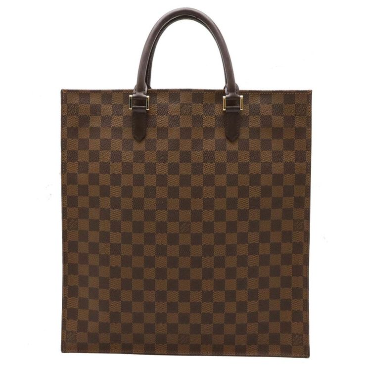 Louis Vuitton Vintage Louis Vuitton Sac Plat Brown