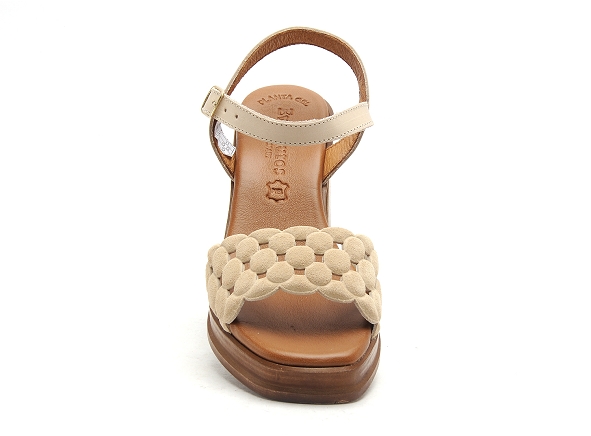 Eva frutos nu pieds talons femme 3683 beige