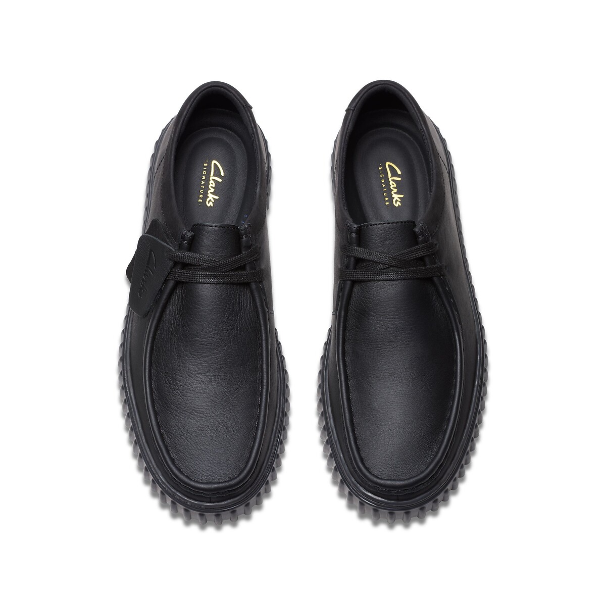 CLARKS<br>Derby's de couro Torhill Lo