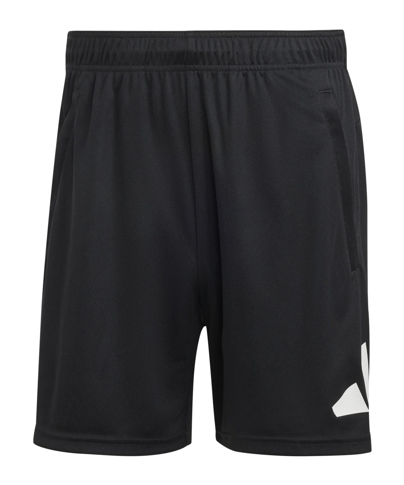 adidas Logo Trainingsshort Schwarz Weiss