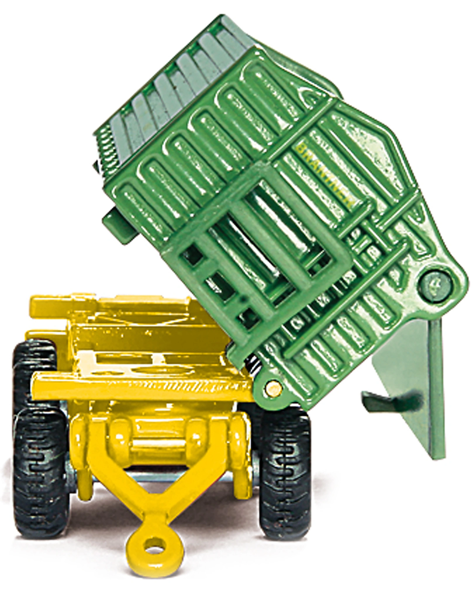 SIKU John Deere m. Frontlader und Anhänger
