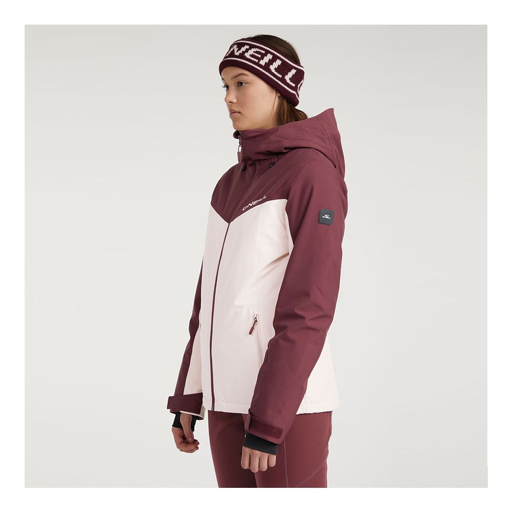 O'Neill APLITE - Veste ski Femme windsor wine colour block