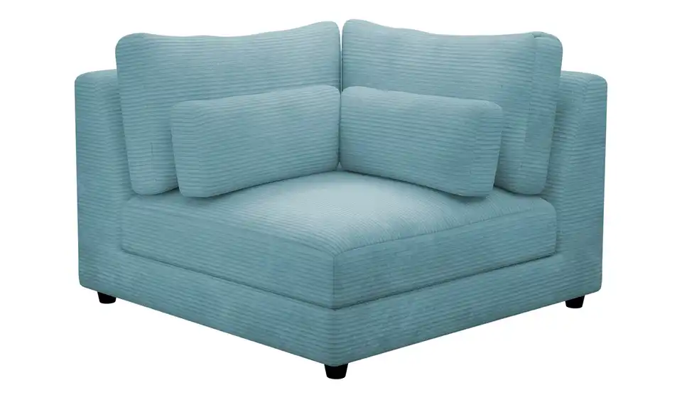 Element Branna Petrol Cordstoff Ecke