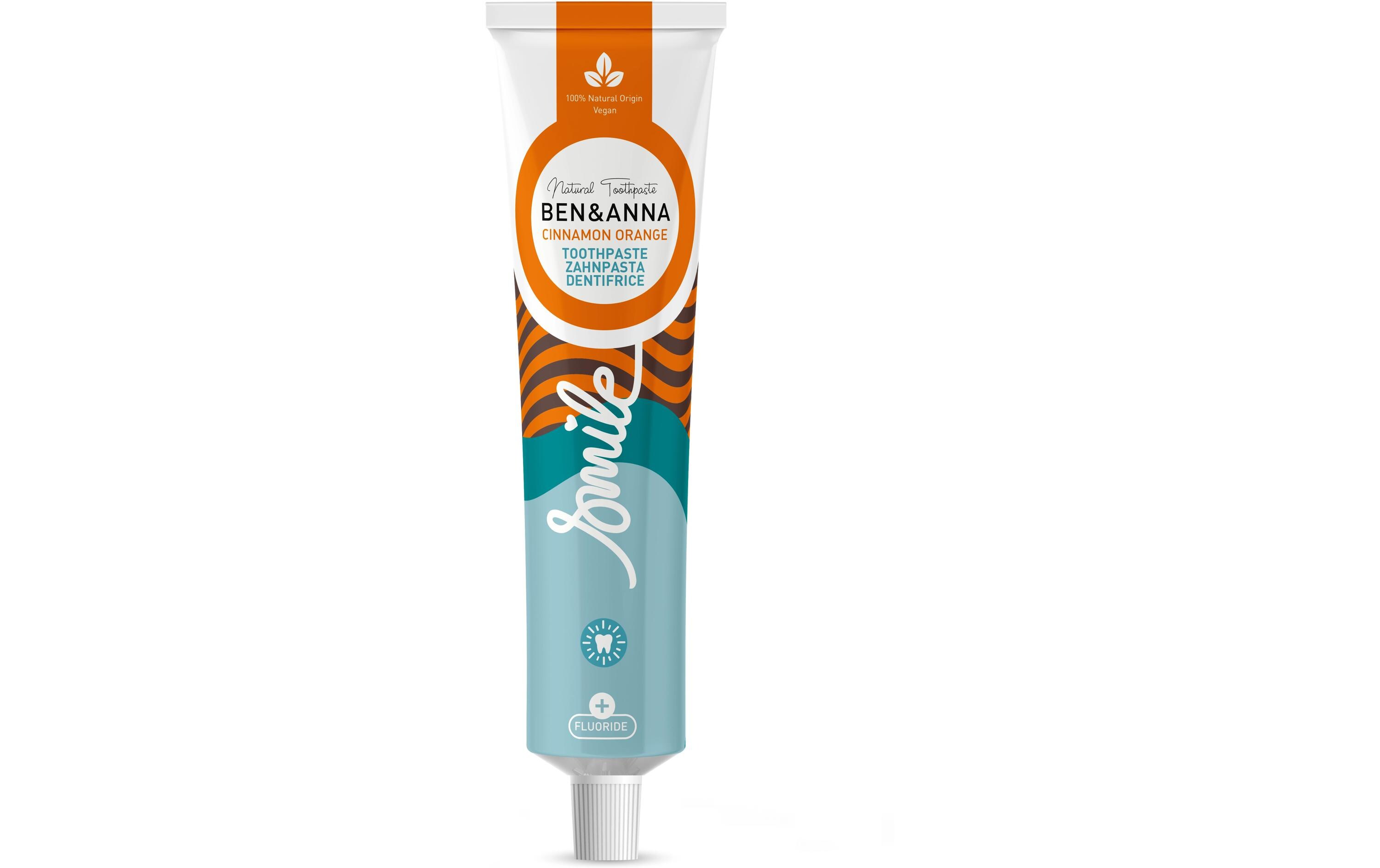 Zahnpasta Cinnamon Orange Fluoride 75 mlNatürliche, vegane Zahnpasta mit Orange-Zimt-Geschmack
