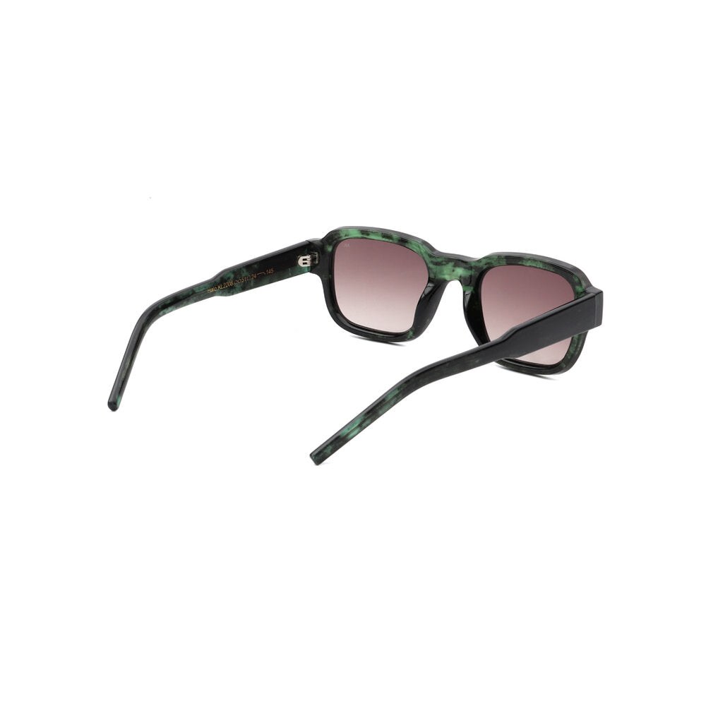 A. Kjærbede  Halo solbrille - Green Marble Transparent