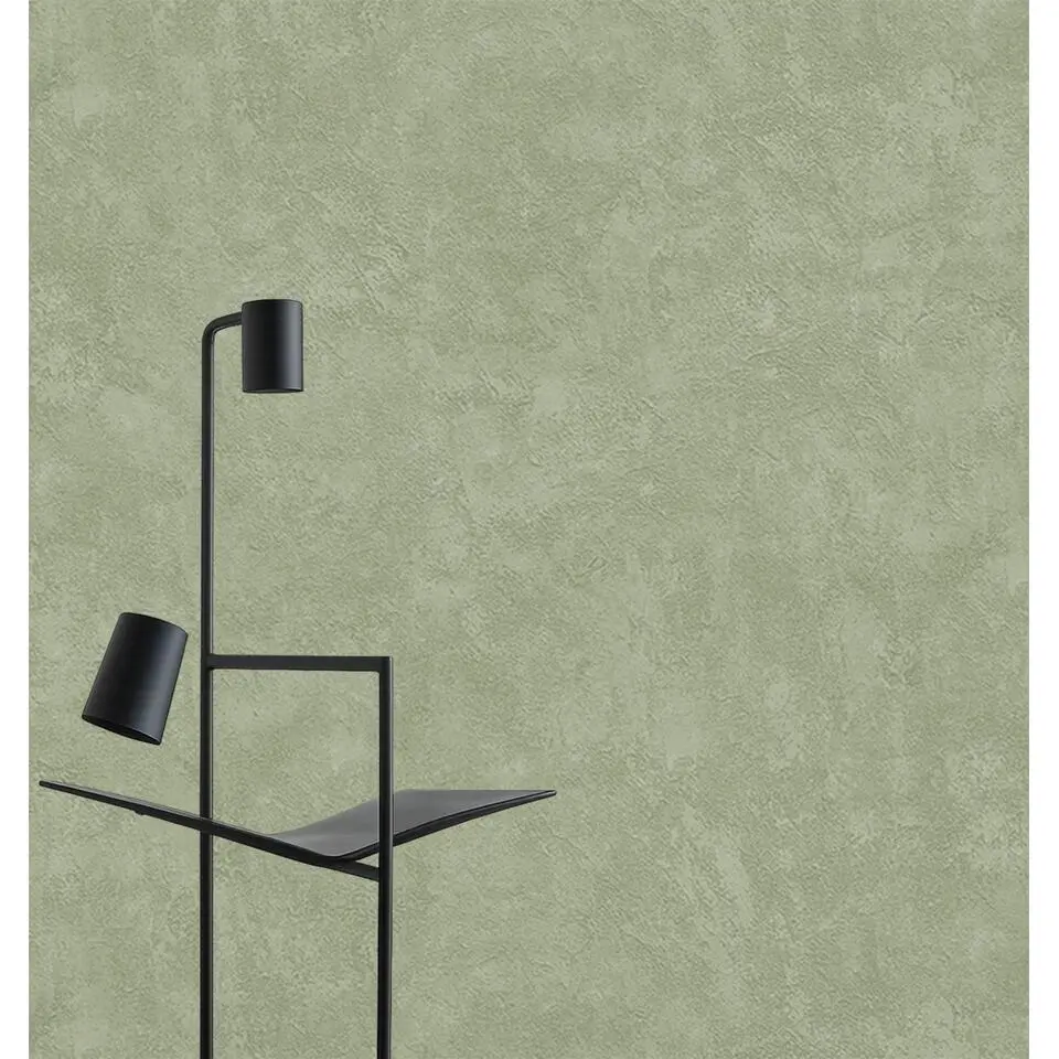Dutch Wallcoverings Vliesbehang Artifice uni - groen - 10,05m x 53cm