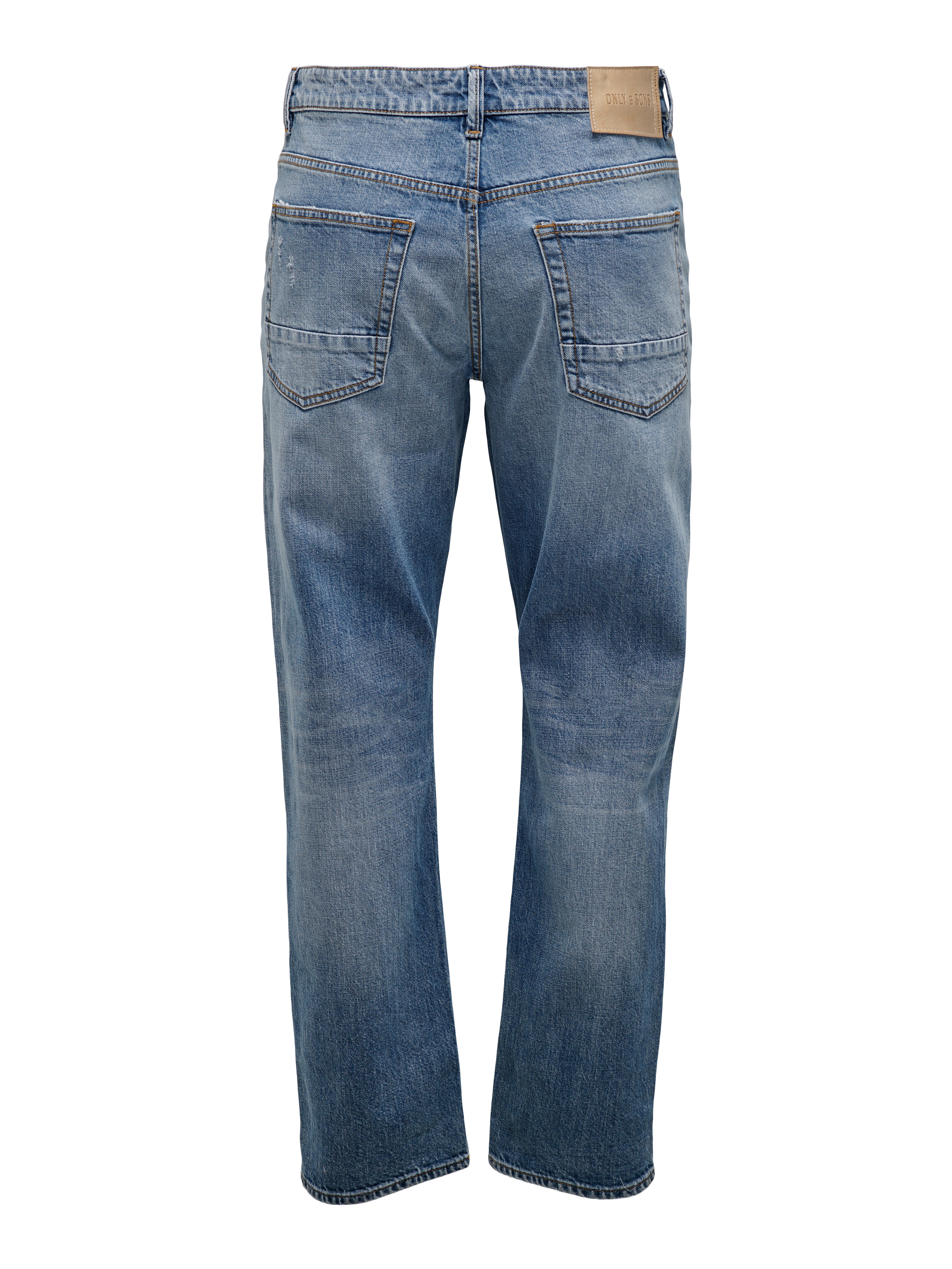 ONSEDGE Mittlere Taille Locker geschnitten Jeans Medium Blue Denim