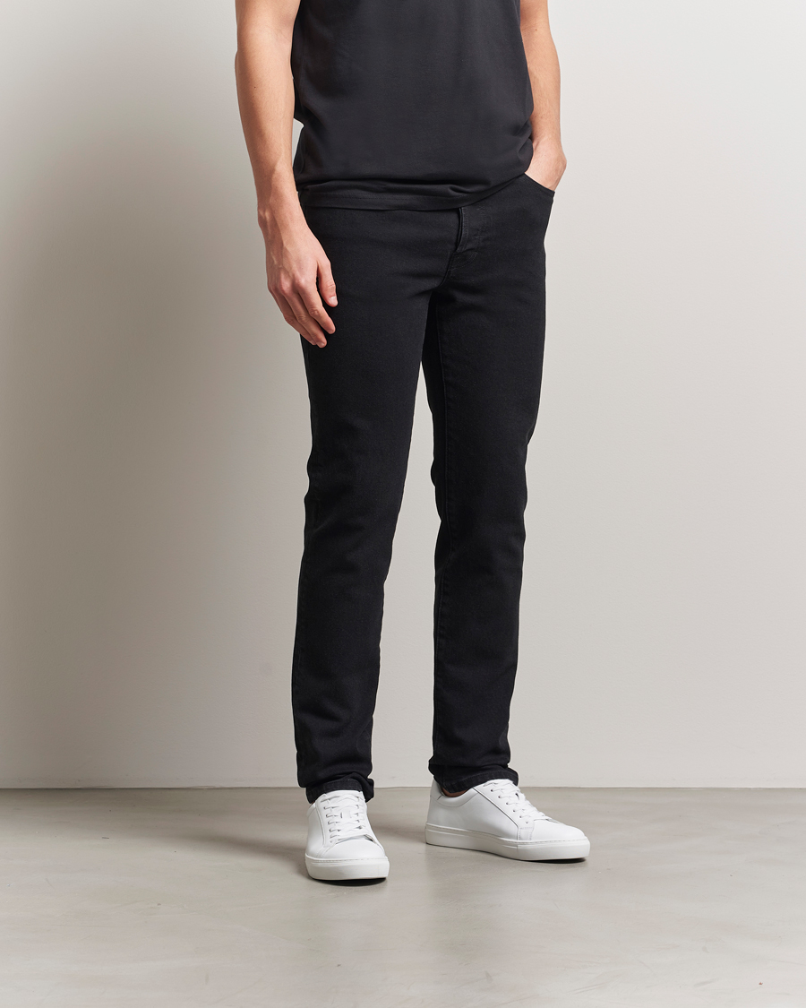 Filippa K Slim Straight Jeans Washed Black