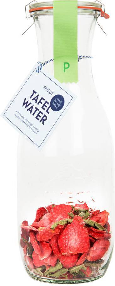Pineut tafelwater aardbei en verveine 21 gr / 1 l